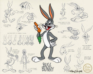 Bugs Bunny Animation Art Bugs Bunny Animation Art Bugs Bunny Model Sheet